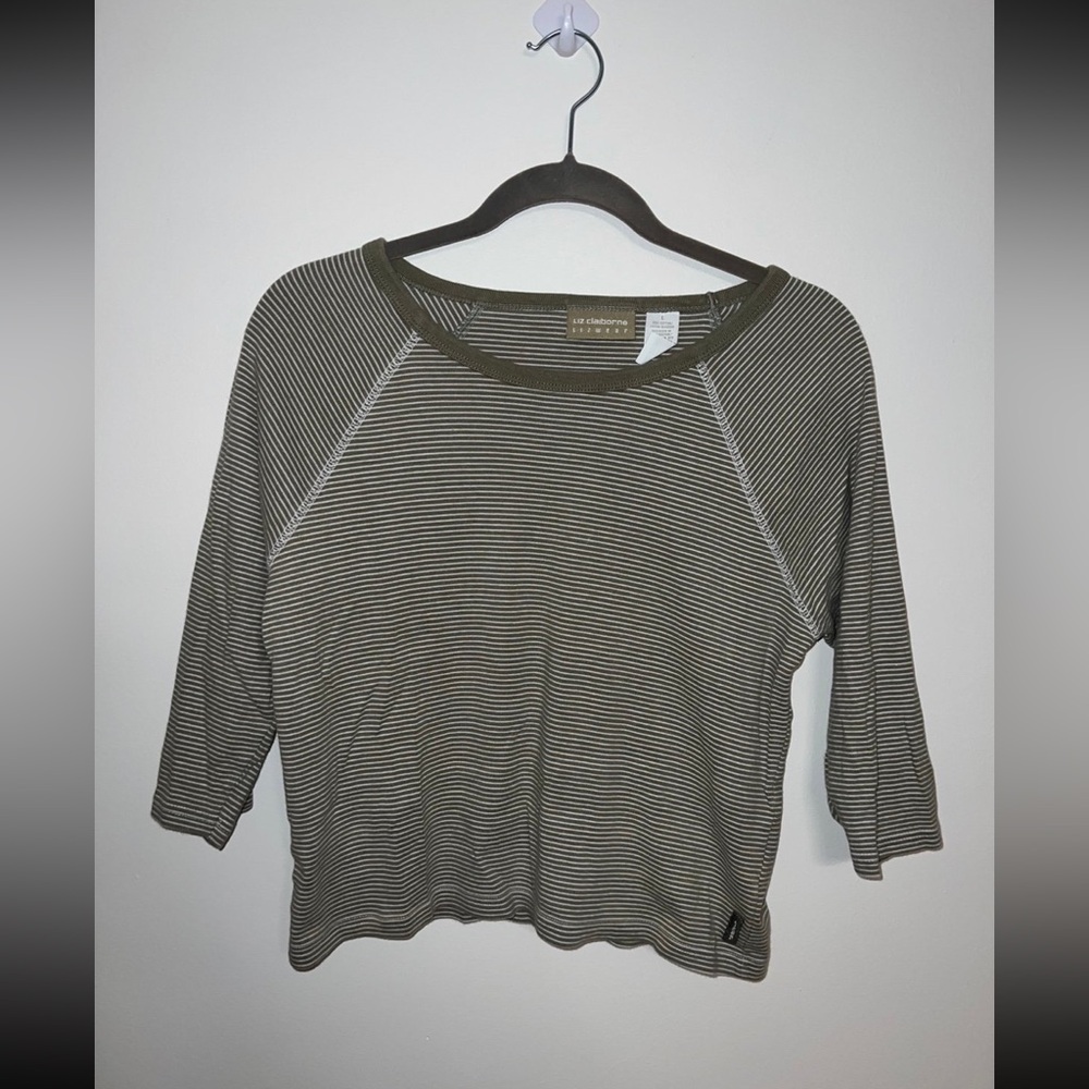 Liz Claiborne Quarter Sleeved Shirt